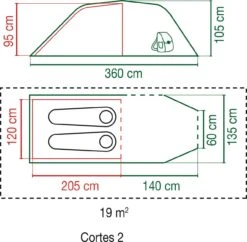 Coleman Cortes 2 Camping Zelt Cortes 2 Camping Zelt -Camping Fach Geschäfte 2000030274 cortes 2 grundriss ergebniscNtpwdYGkWGj4 1280x1280